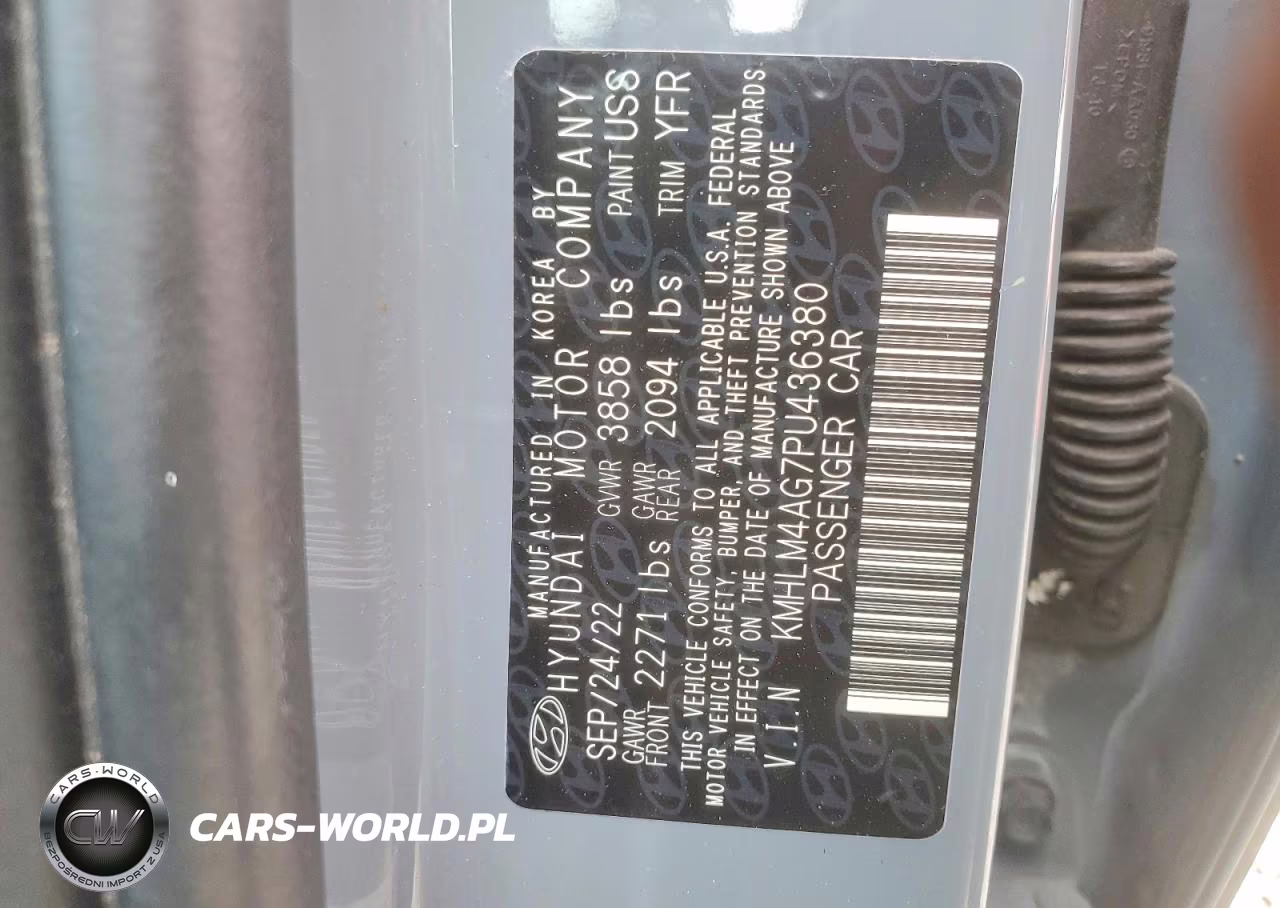 2023 Hyundai Elantra Sel VIN:KMHLM4AG7PU436380 - 13