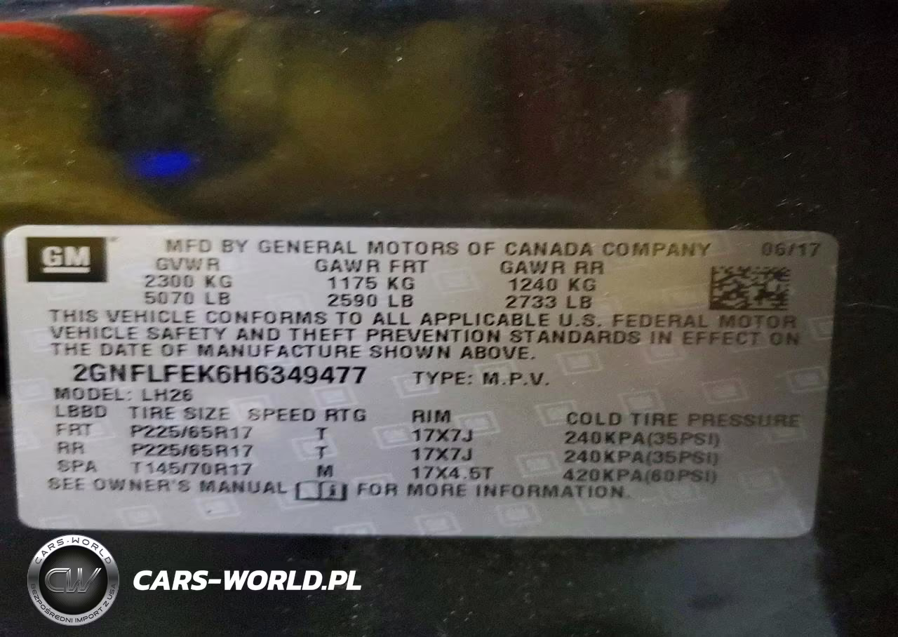 2017 Chevrolet Equinox Lt VIN:2GNFLFEK6H6349477 - 13