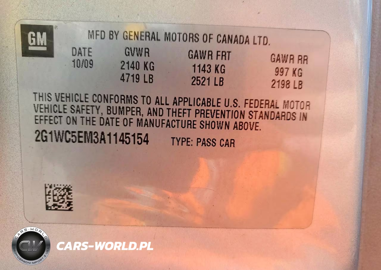 2010 Chevrolet Impala Ltz VIN:2G1WC5EM3A1145154 - 12