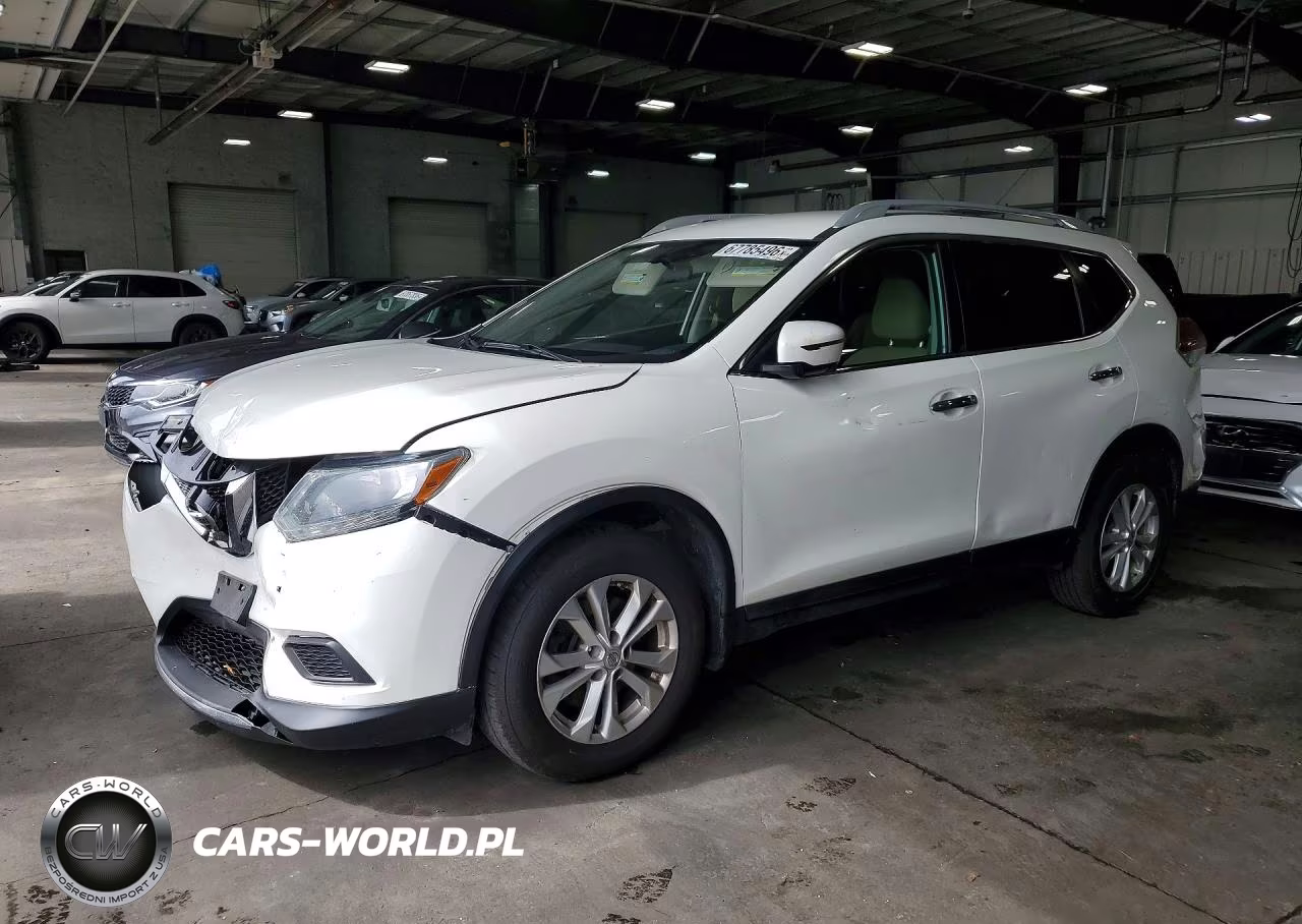 2016 Nissan Rogue Sv VIN:5N1AT2MM1GC764299 - 1