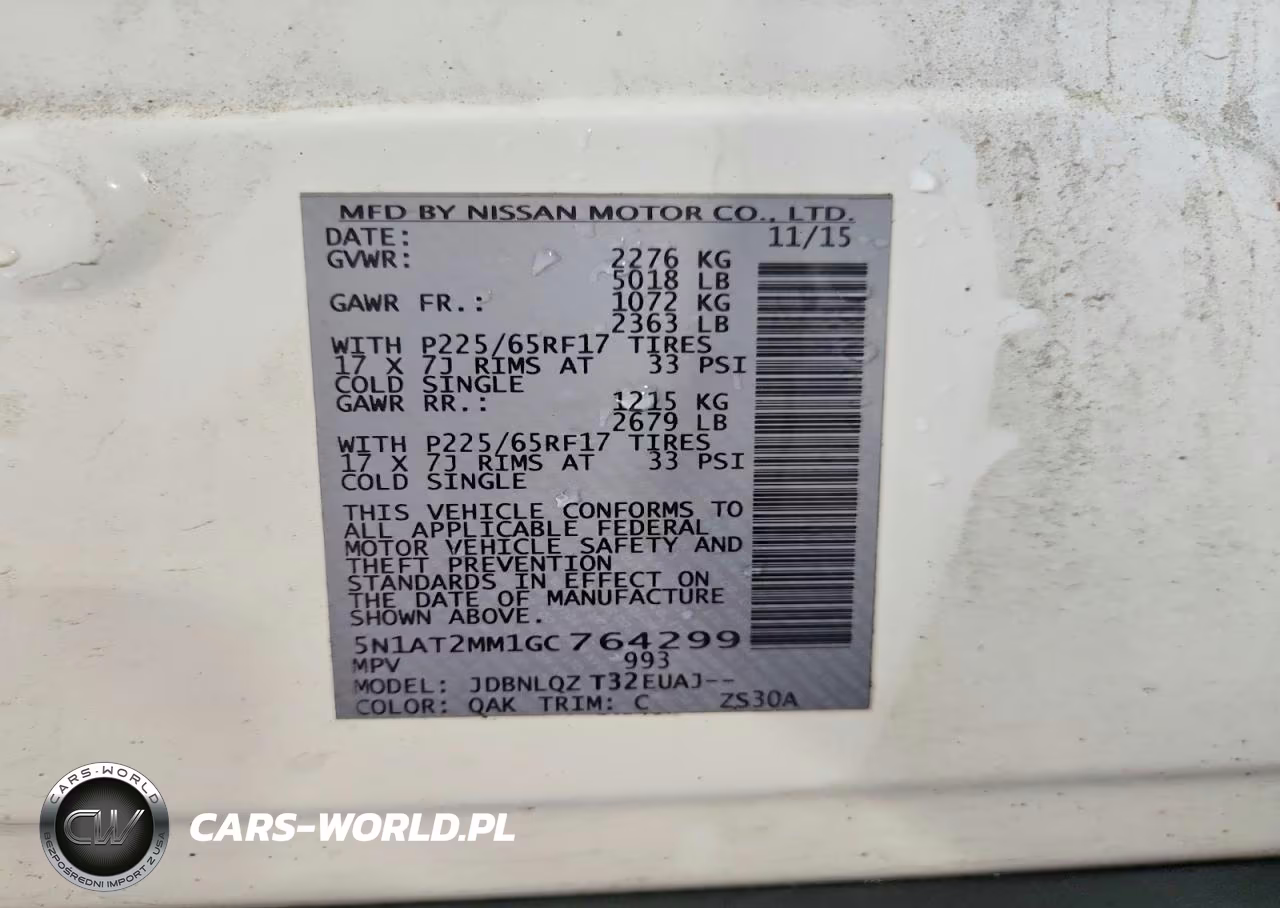 2016 Nissan Rogue Sv VIN:5N1AT2MM1GC764299 - 12