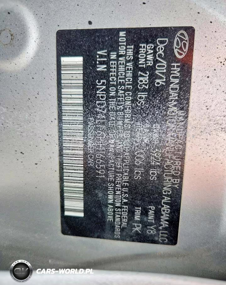 2017 Hyundai Elantra Se VIN:5NPD74LF6HH166591 - 12