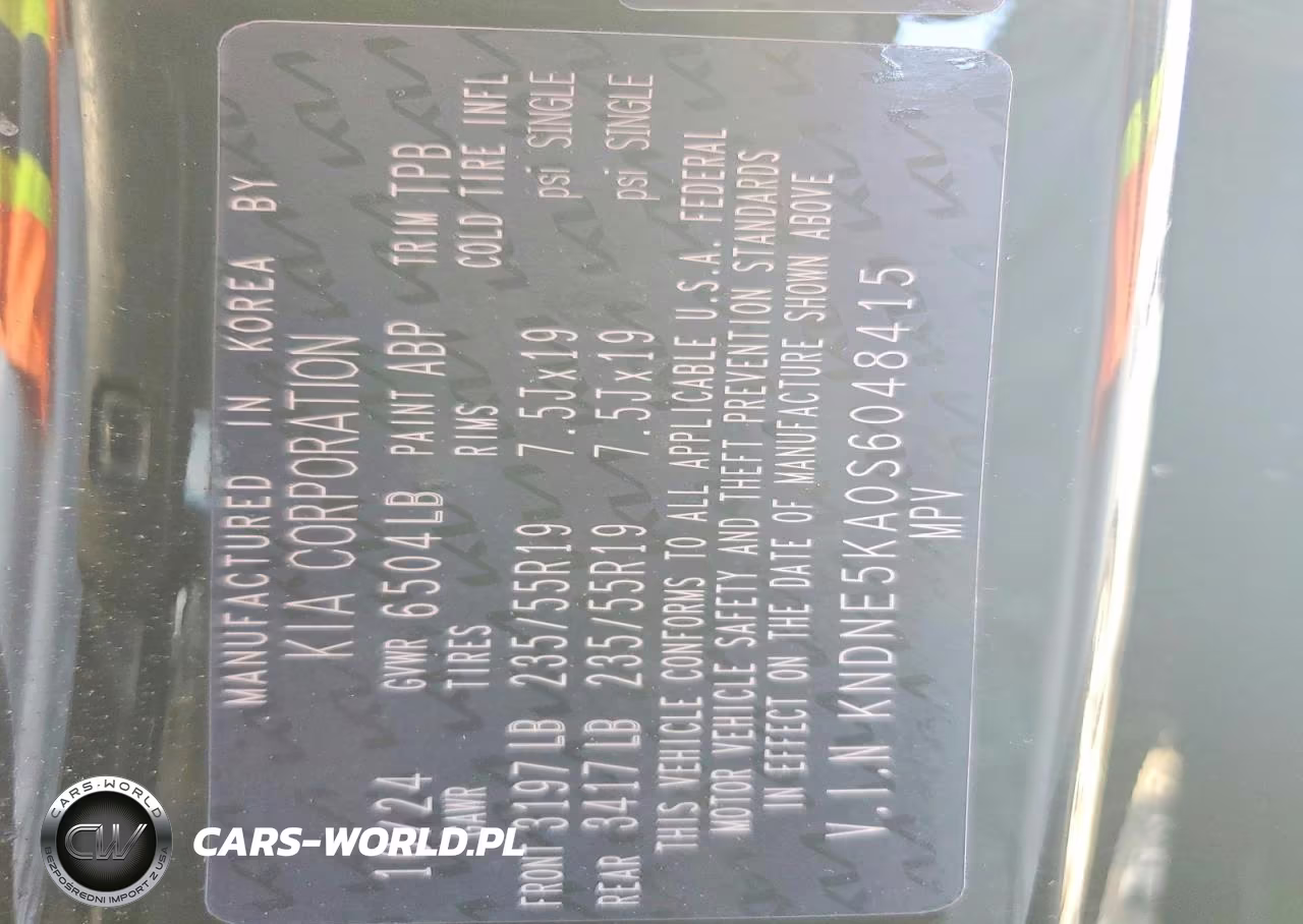 2025 Kia Carnival Hybrid Sx VIN:KNDNE5KA0S6048415 - 14