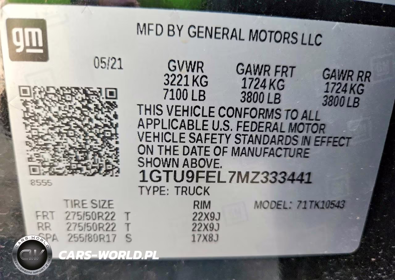 2021 GMC Sierra K1500 Denali VIN:1GTU9FEL7MZ333441 - 12