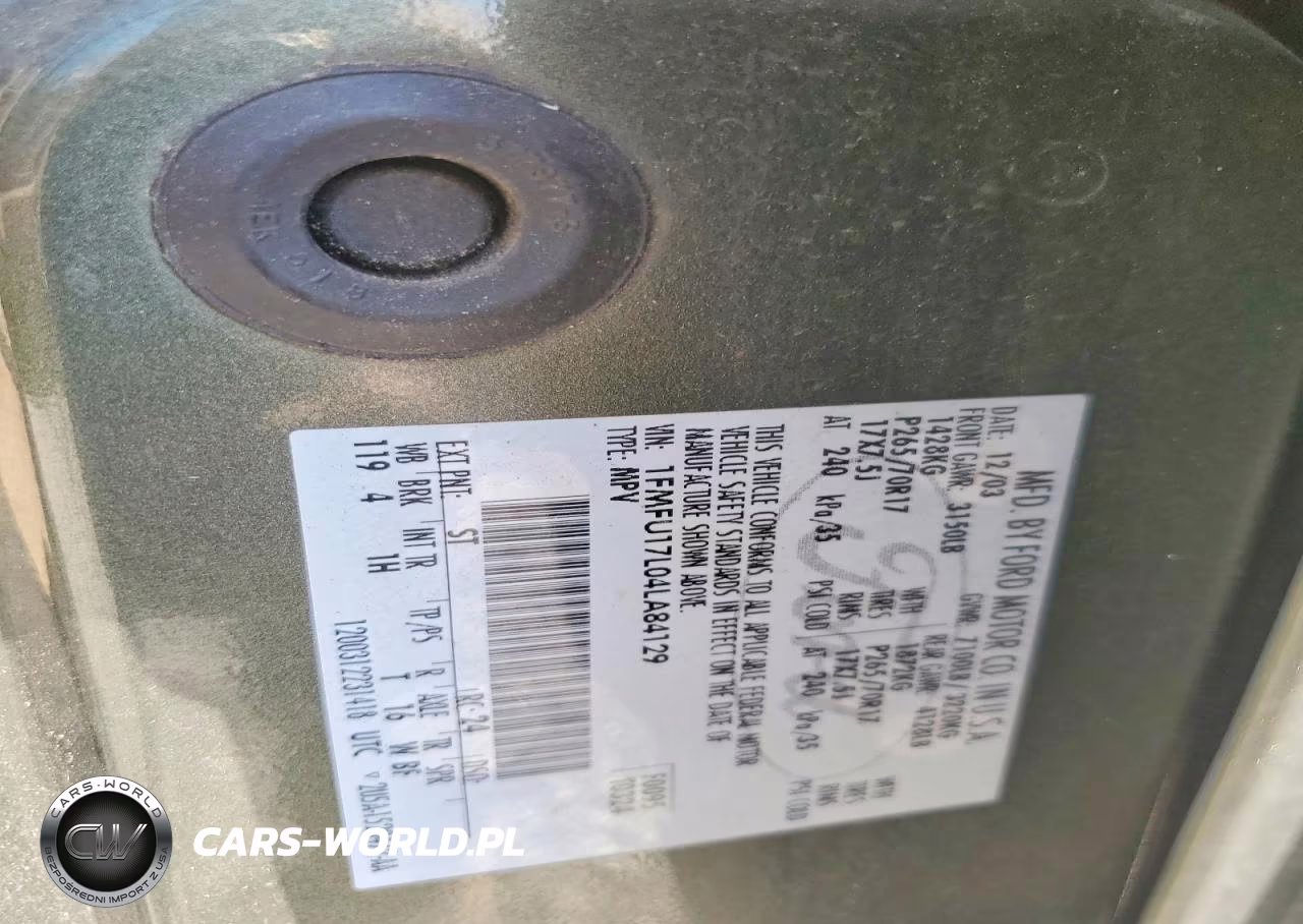 2004 Ford Expedition Eddie Bauer VIN:1FMFU17L04LA84129 - 13