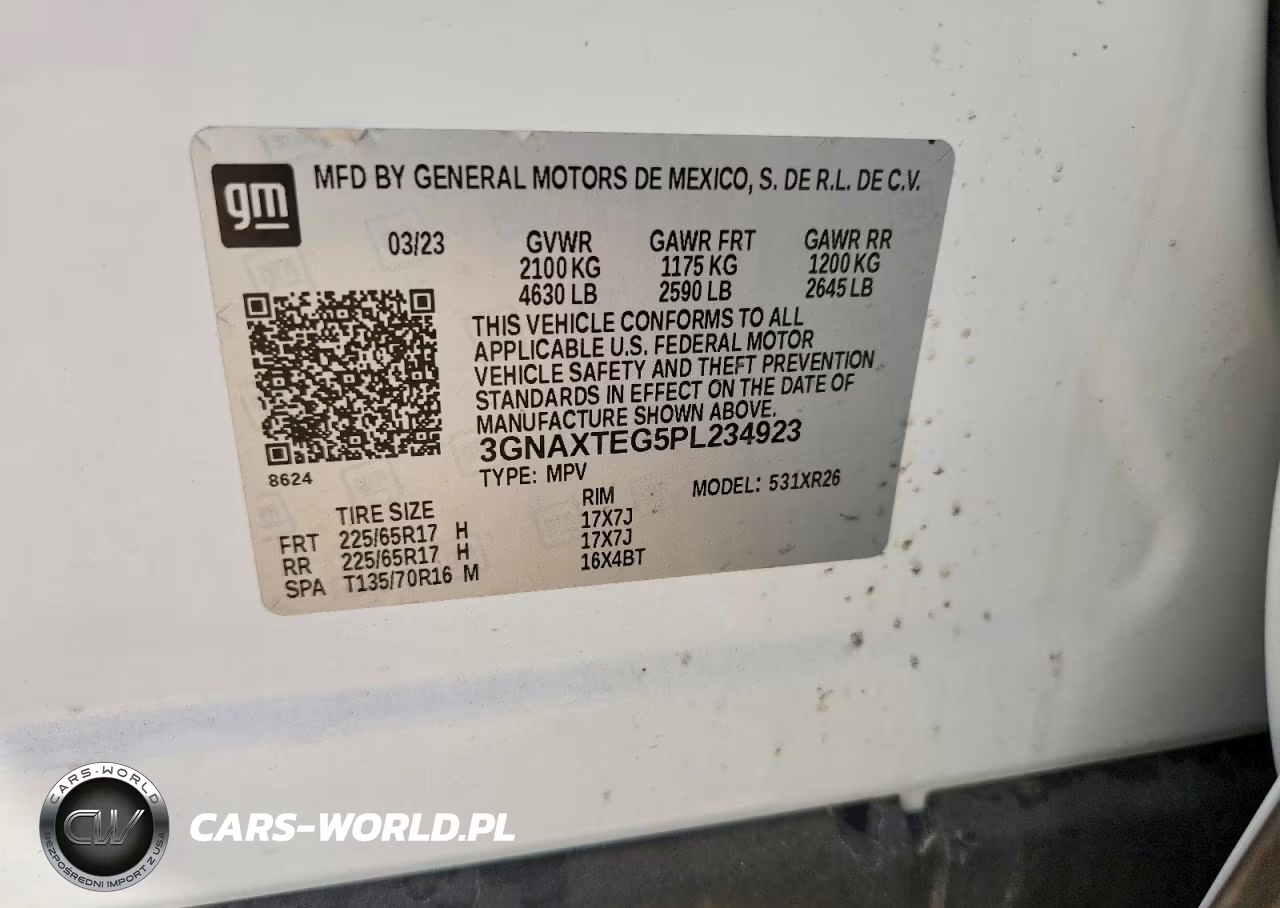 2023 Chevrolet Equinox Lt VIN:3GNAXTEG5PL234923 - 13