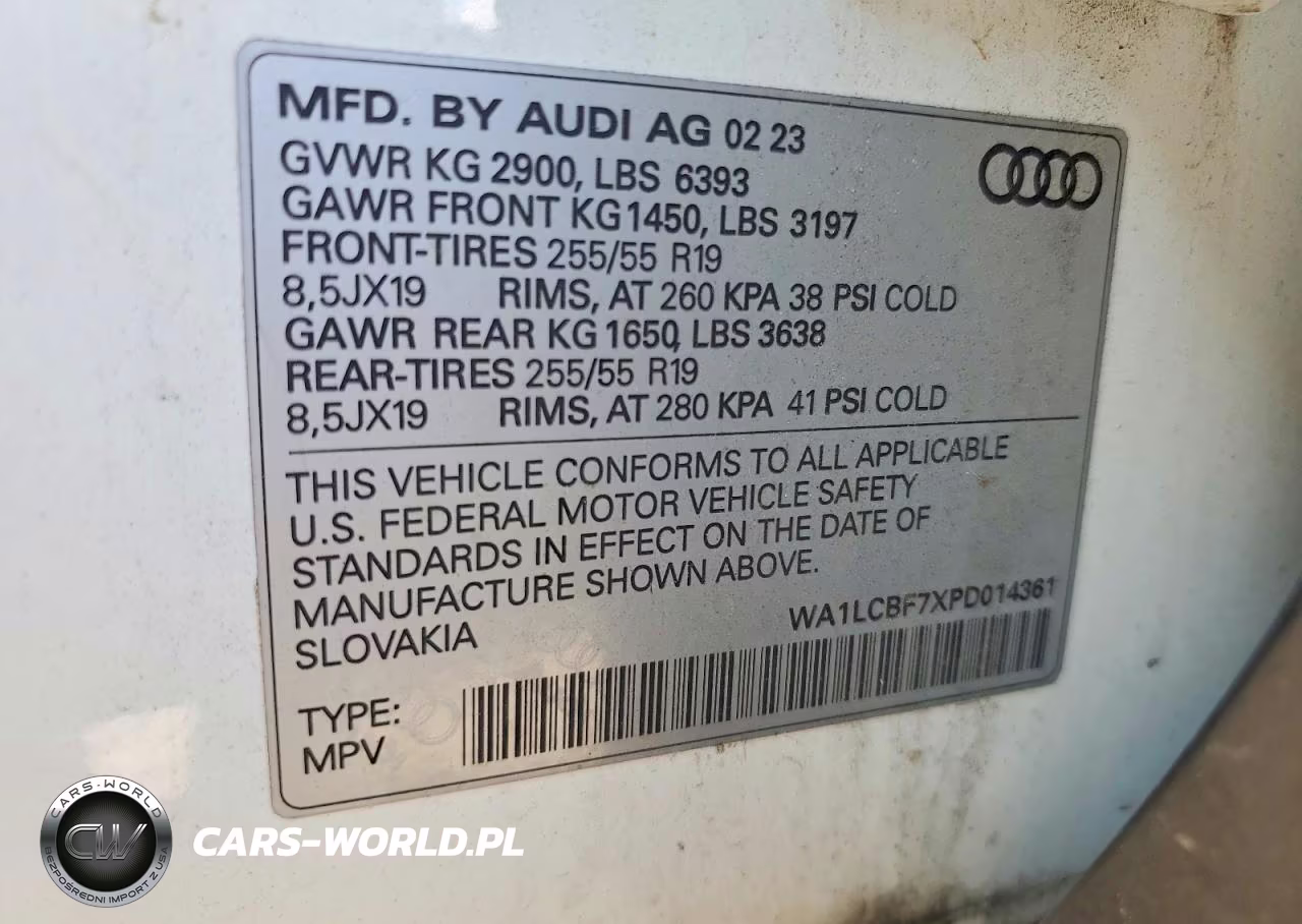 2023 Audi Q7 Premium Plus VIN:WA1LCBF7XPD014361 - 14