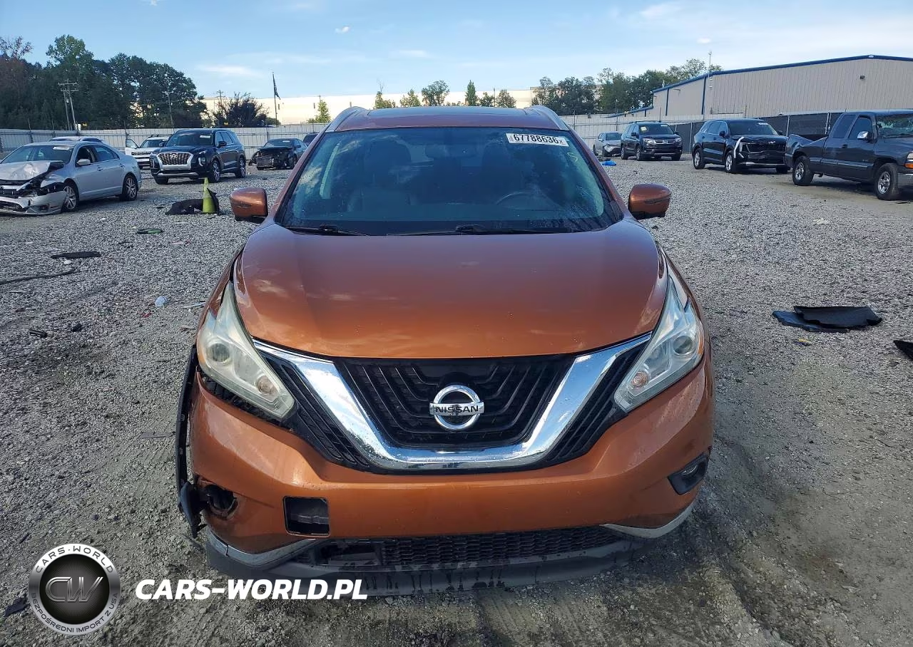 2017 Nissan Murano Sl VIN:5N1AZ2MG4HN106152 - 5