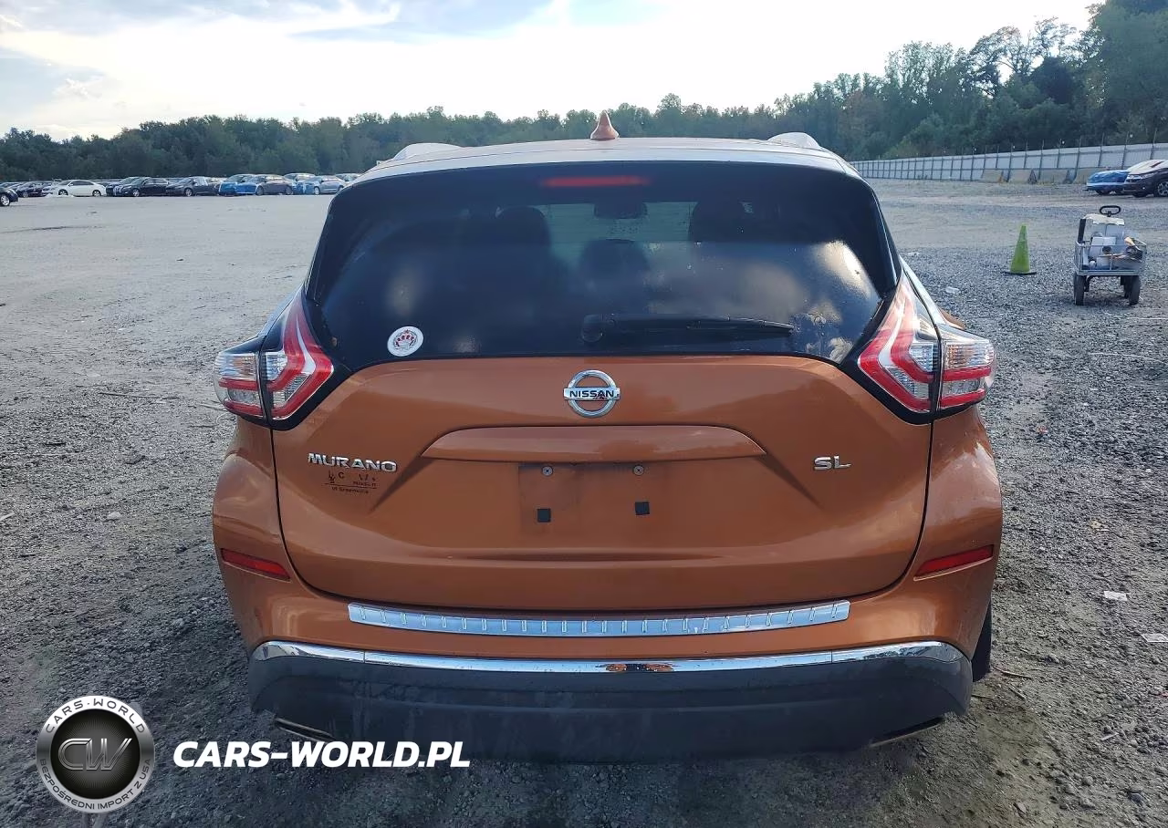 2017 Nissan Murano Sl VIN:5N1AZ2MG4HN106152 - 6