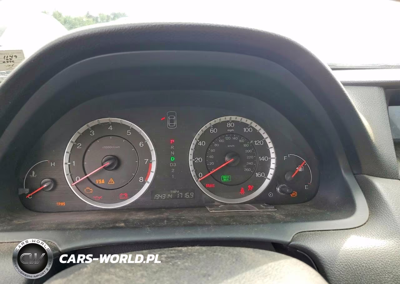 2008 Honda Accord Exl VIN:1HGCP26848A021149 - 9