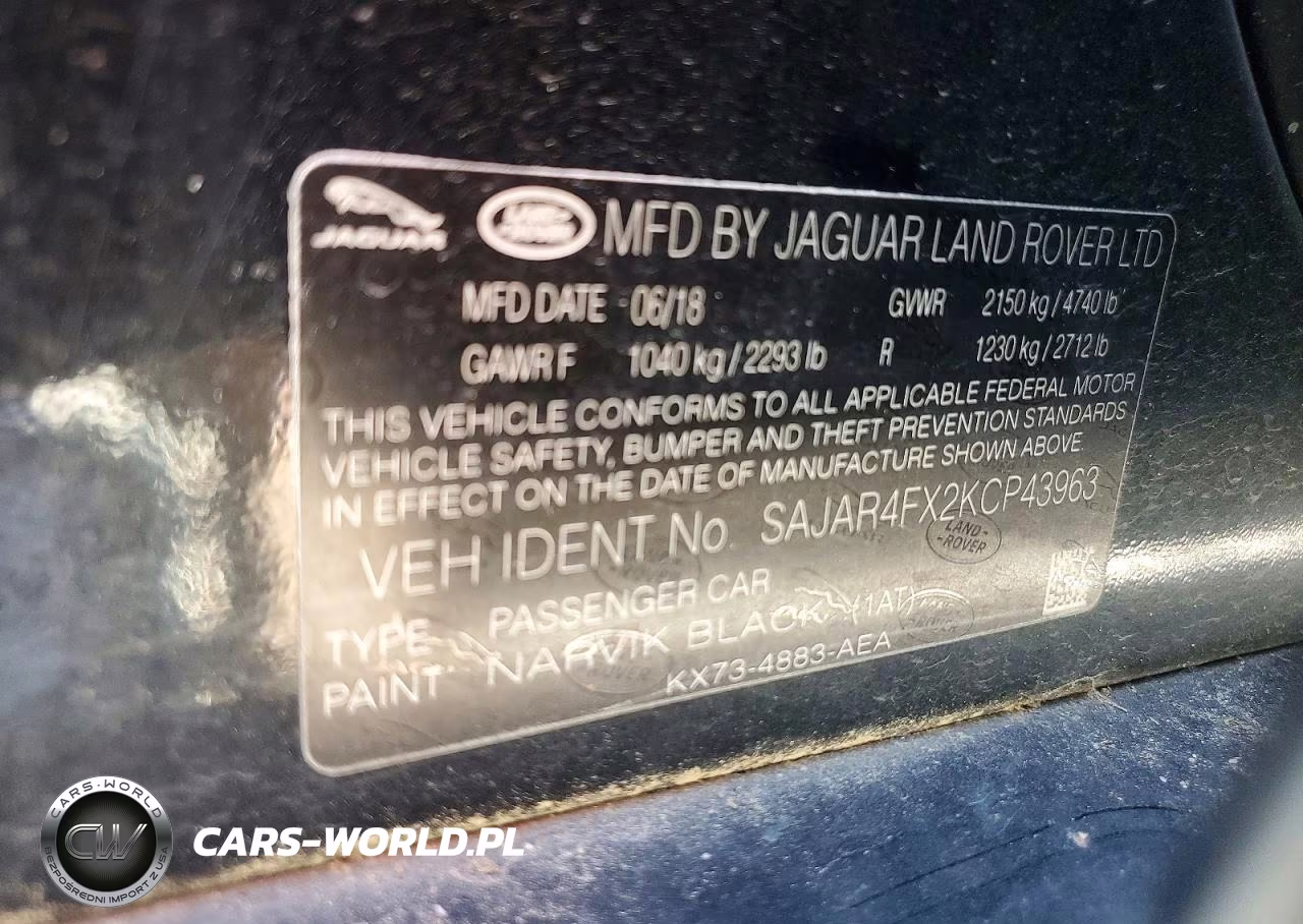 2019 Jaguar Xe VIN:SAJAR4FX2KCP43963 - 12