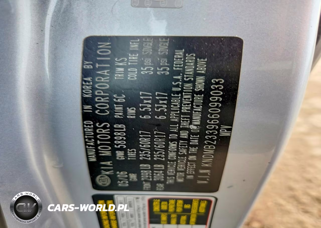 2006 Kia Sedona Lx VIN:KNDMB233966099033 - 12