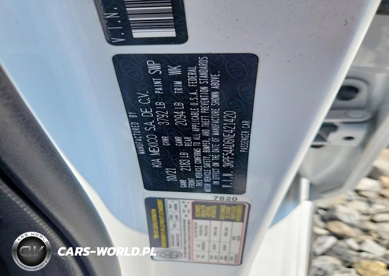 2022 Kia Forte Gt Line VIN:3KPF54AD6NE421420 - 13