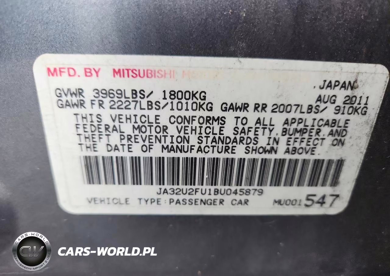 2011 Mitsubishi Lancer Es-Es Sport VIN:JA32U2FU1BU045879 - 12