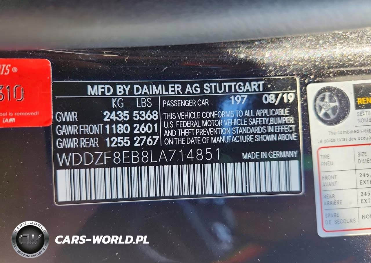 2020 Mercedes-Benz E 350 4Matic VIN:WDDZF8EB8LA714851 - 12