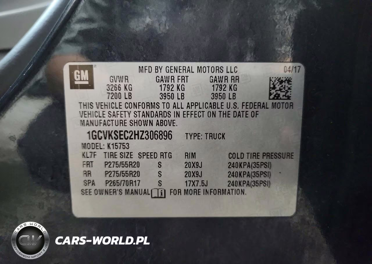 2017 Chevrolet Silverado K1500 Ltz VIN:1GCVKSEC2HZ306896 - 12