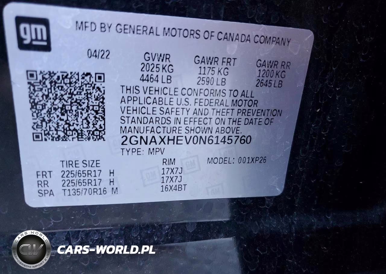 2022 Chevrolet Equinox Fwd Ls VIN:2GNAXHEV0N6145760 - 13