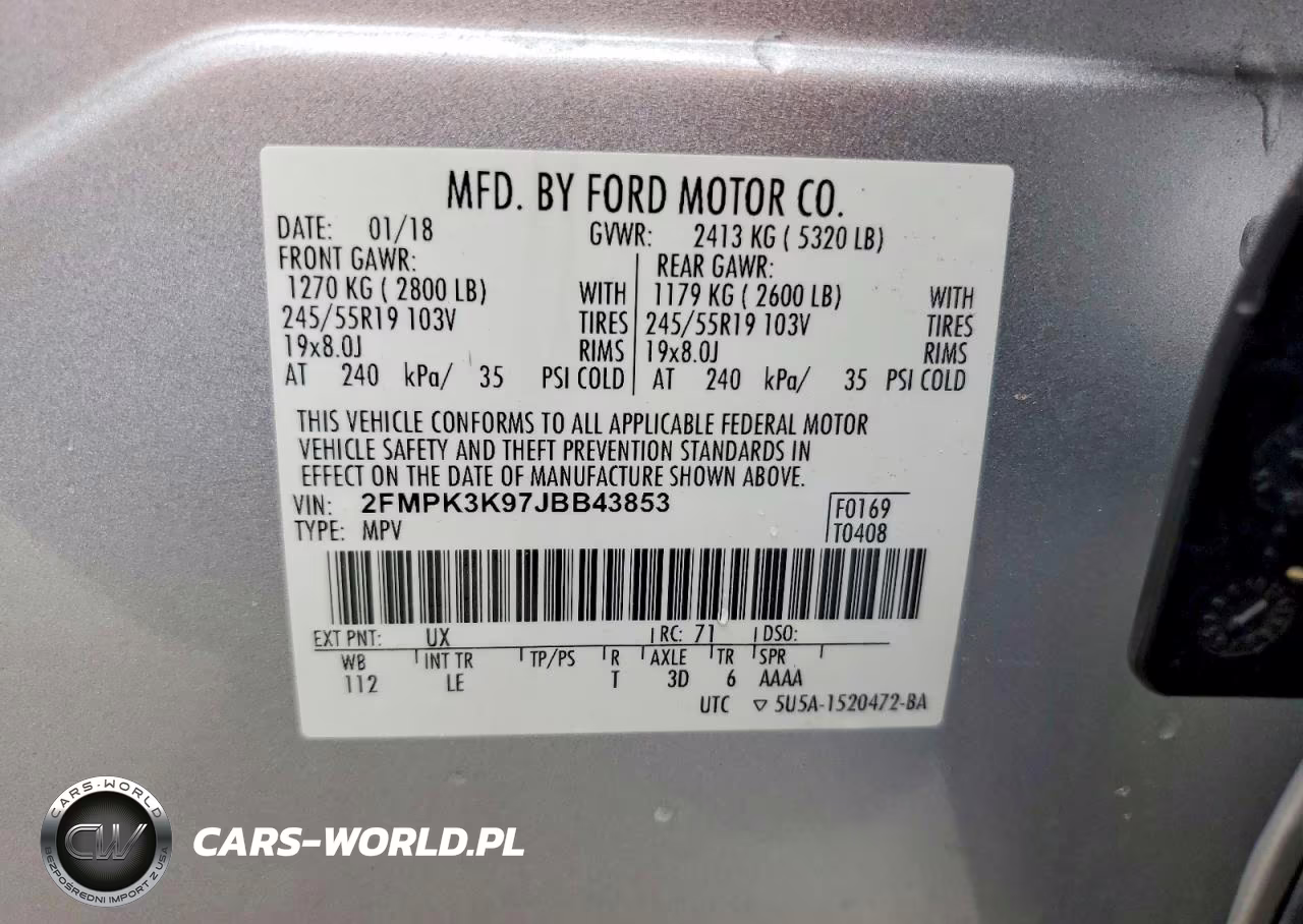 2018 Ford Edge Titanium VIN:2FMPK3K97JBB43853 - 13