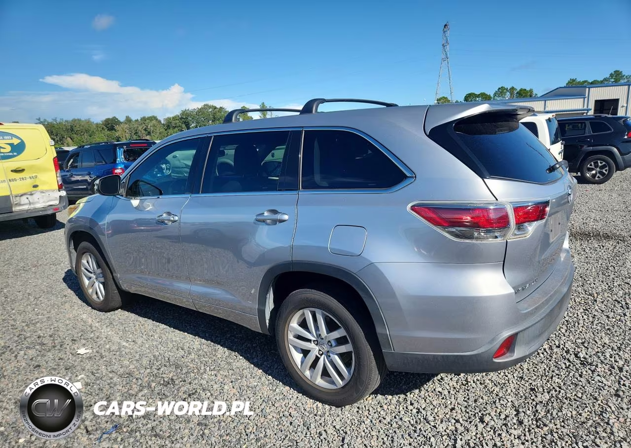 2014 Toyota Highlander Le VIN:5TDZARFH4ES007138 - 2