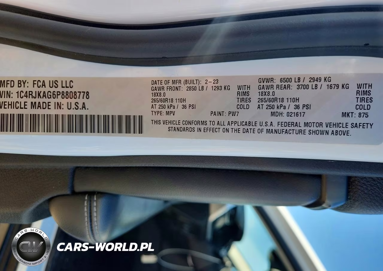 2023 Jeep Grand Cherokee L Laredo VIN:1C4RJKAG6P8808778 - 14