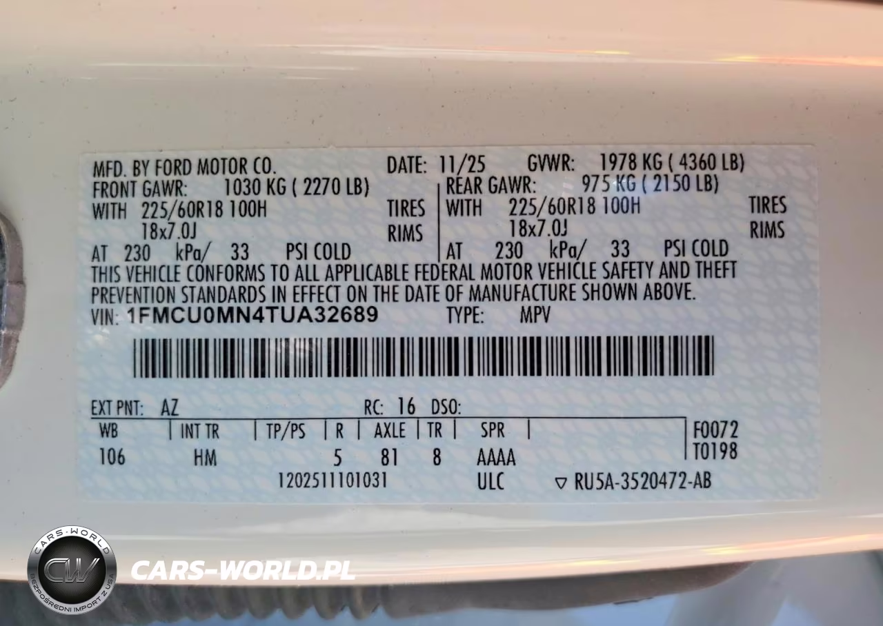 2026 Ford Escape St Line VIN:1FMCU0MN4TUA32689 - 13