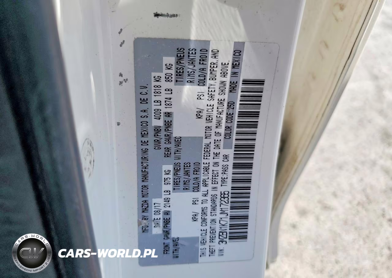 2018 Mazda 3 Sport VIN:3MZBN1K71JM172365 - 12