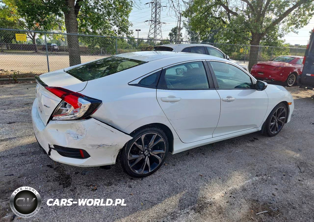 2021 Honda Civic Sport VIN:2HGFC2F83MH504426 - 3