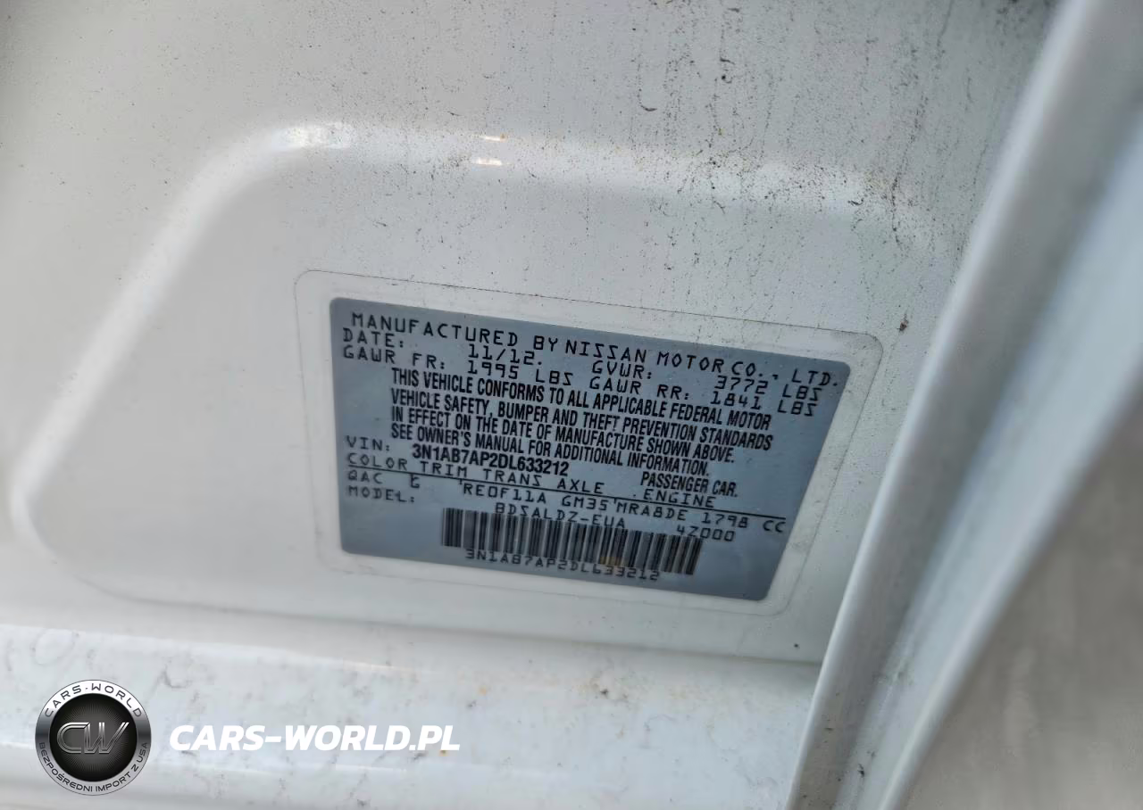 2013 Nissan Sentra S VIN:3N1AB7AP2DL633212 - 12