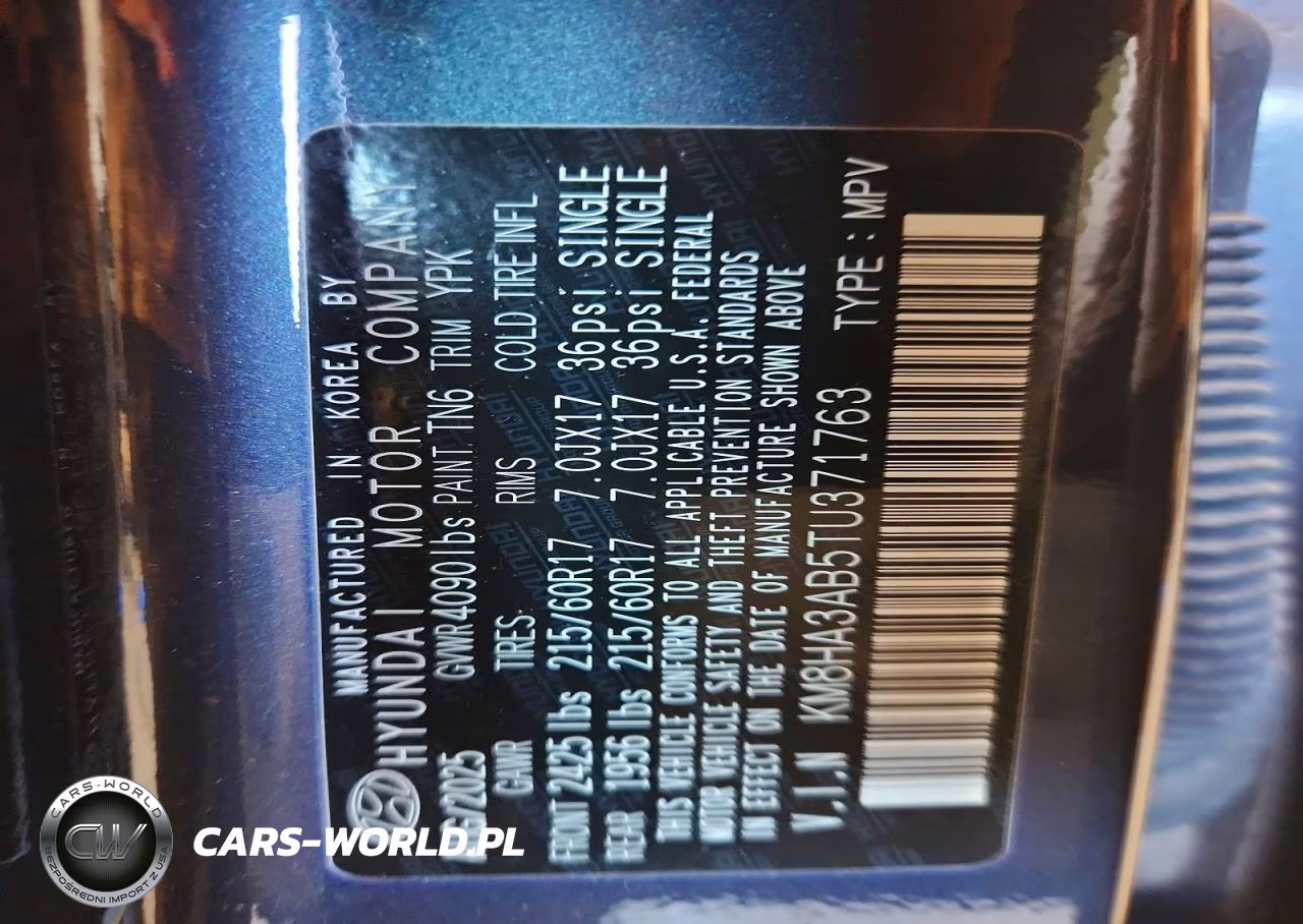 2026 Hyundai Kona Se VIN:KM8HA3AB5TU371763 - 12