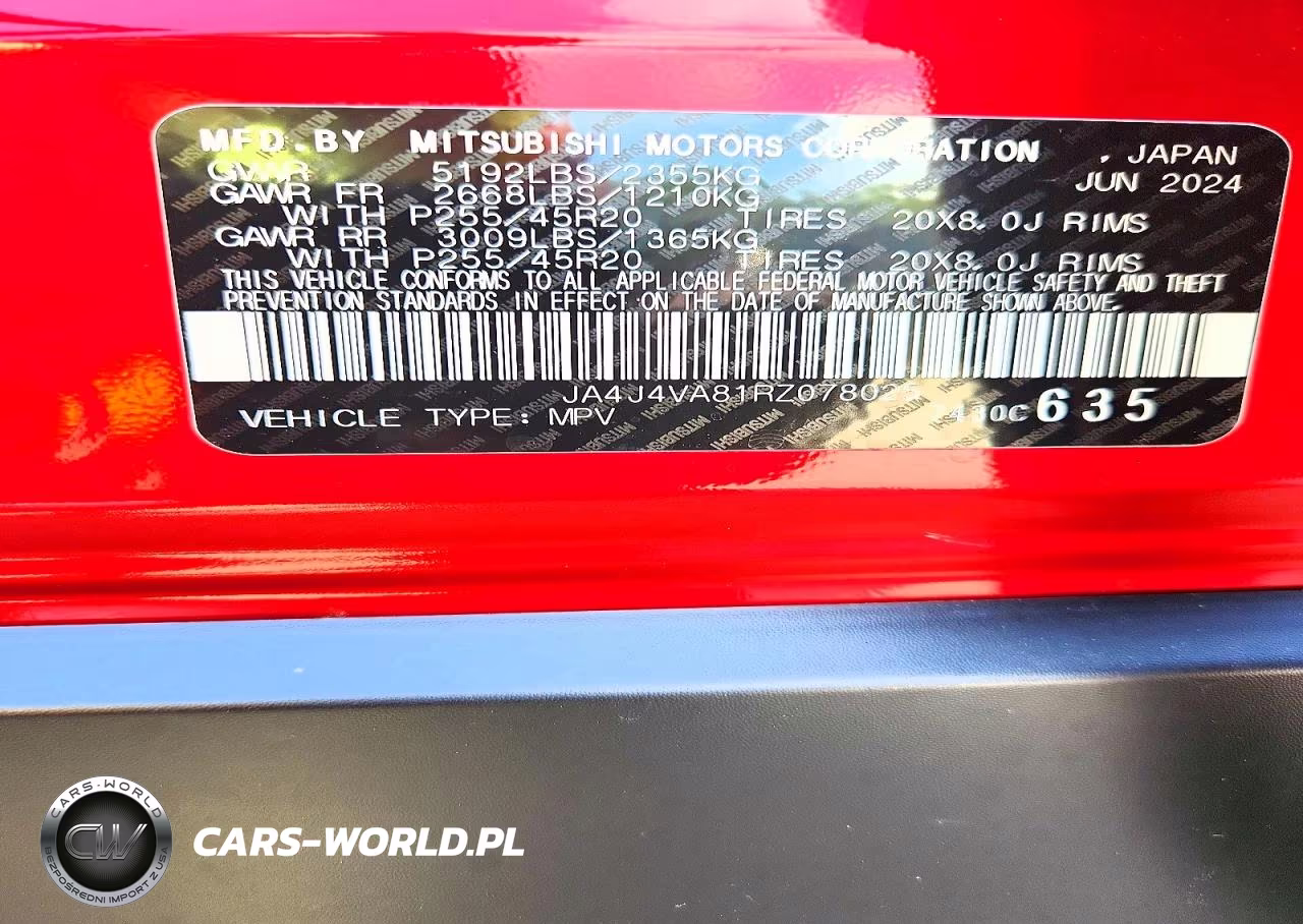2024 Mitsubishi Outlander Se VIN:JA4J4VA81RZ078025 - 14