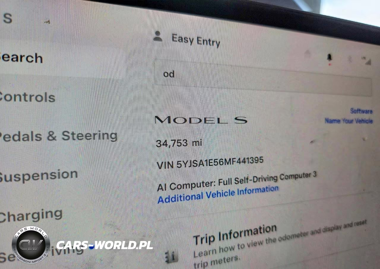 2021 Tesla Model S VIN:5YJSA1E56MF441395 - 9