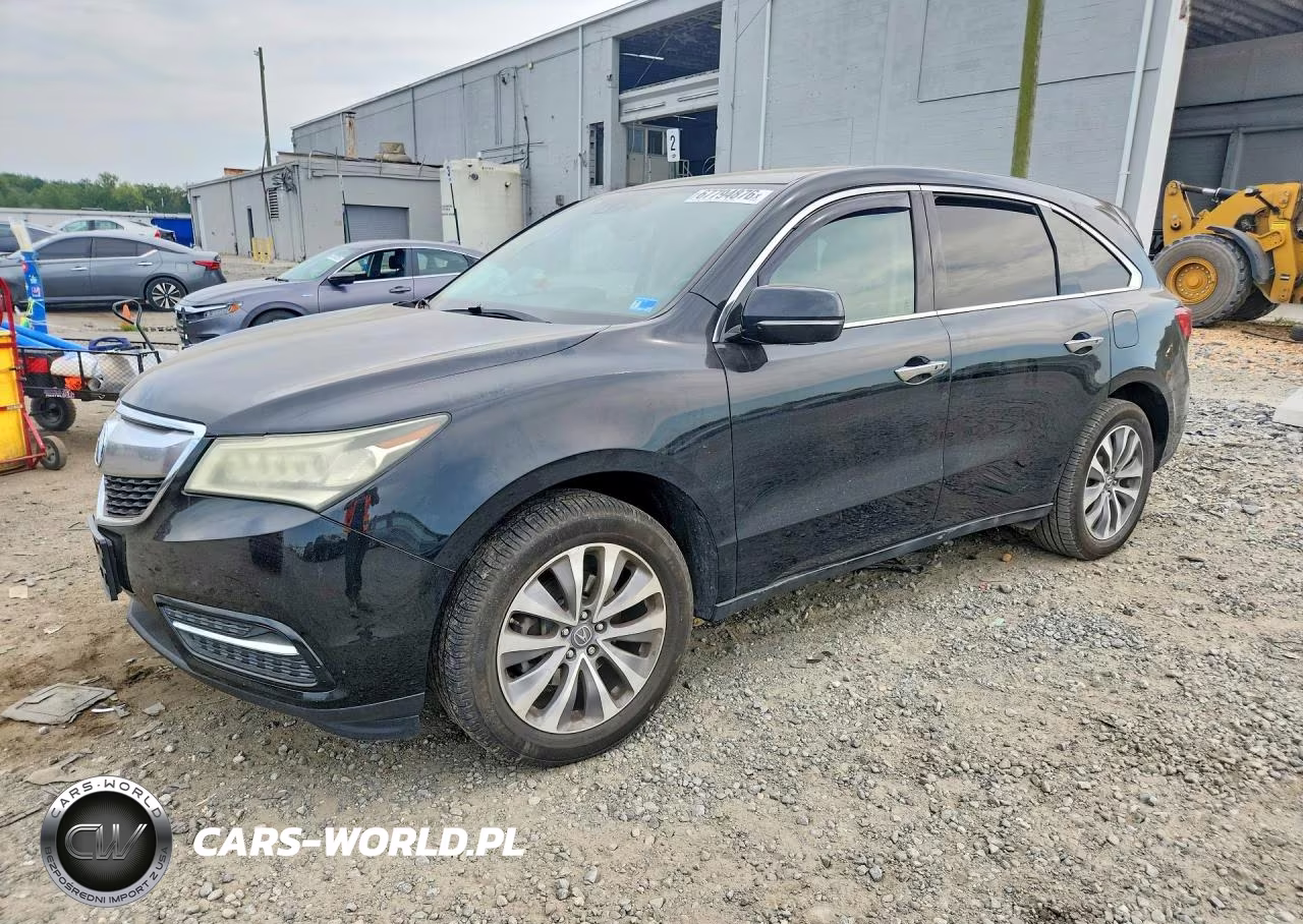 2014 Acura Mdx Technology VIN:5FRYD4H42EB026838 - 1
