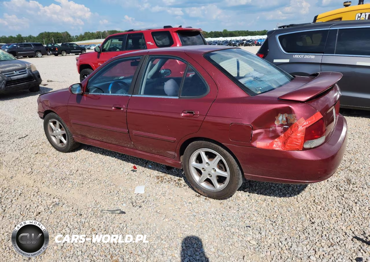2001 Nissan Sentra Se VIN:3N1BB51D21L109388 - 2