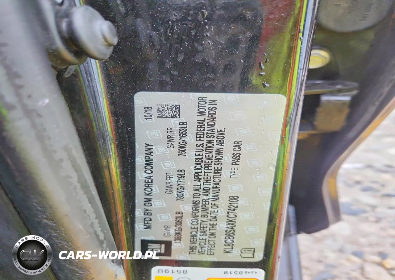 2019 Chevrolet Spark Ls VIN:KL8CB6SAXKC742108 - 12