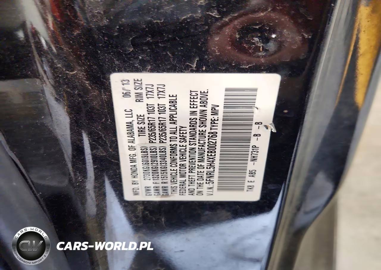 2014 Honda Odyssey Ex VIN:5FNRL5H4XEB002768 - 13