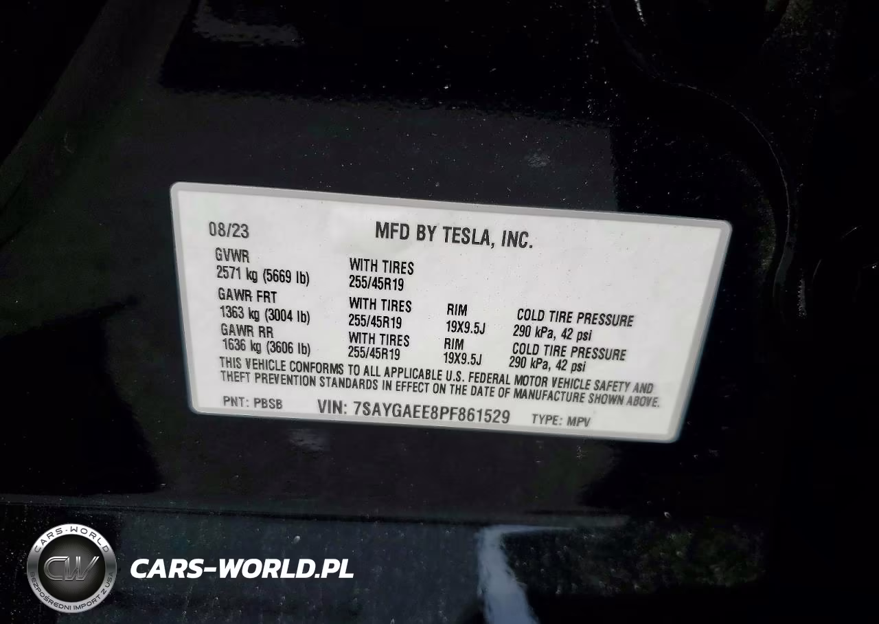 2023 Tesla Model Y VIN:7SAYGAEE8PF861529 - 13