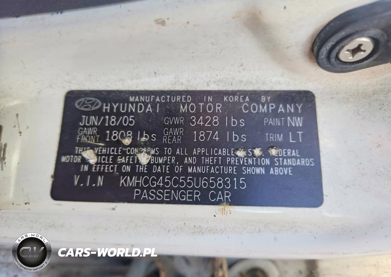 2005 Hyundai Accent Gls VIN:KMHCG45C55U658315 - 12