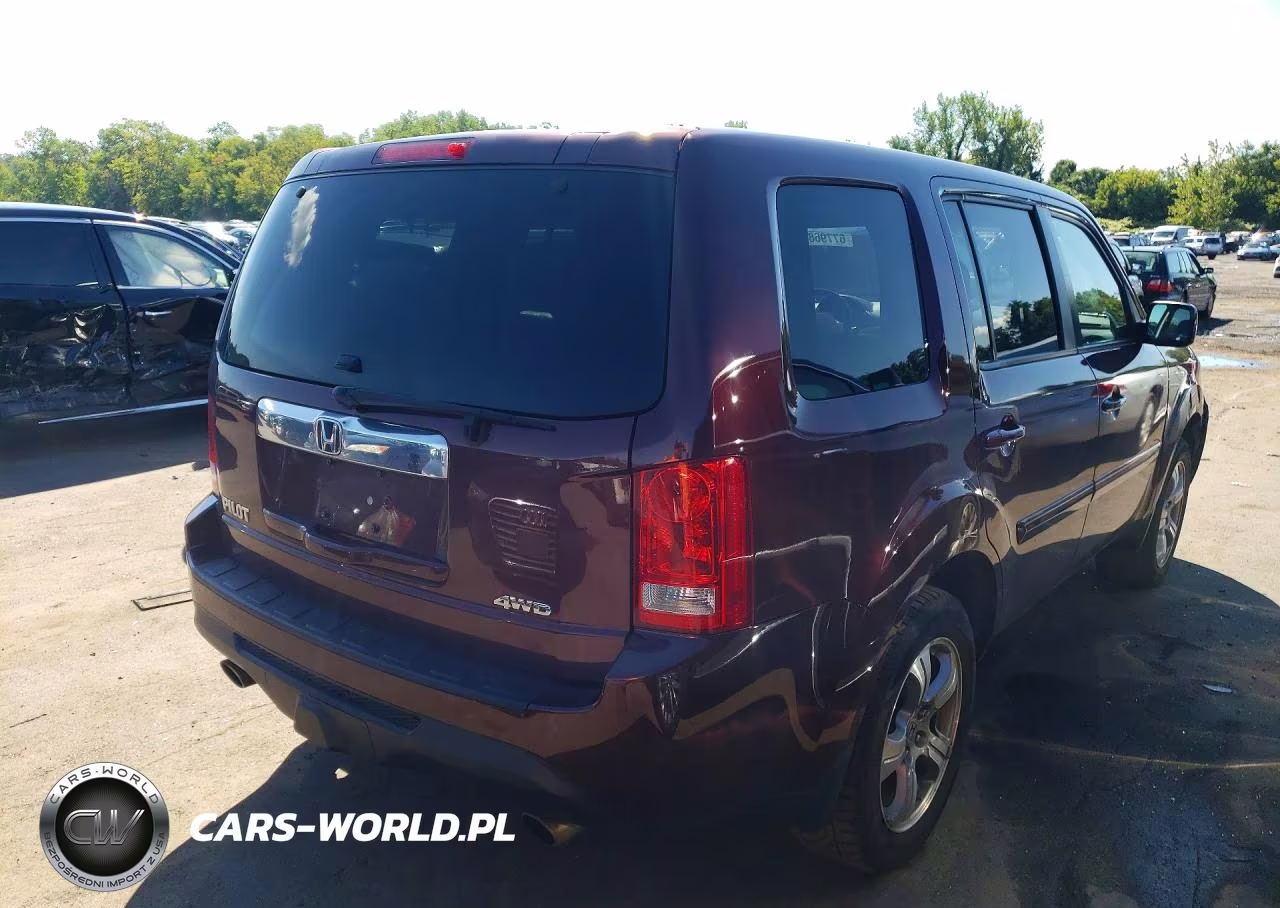 2014 Honda Pilot Exl VIN:5FNYF4H56EB027835 - 3