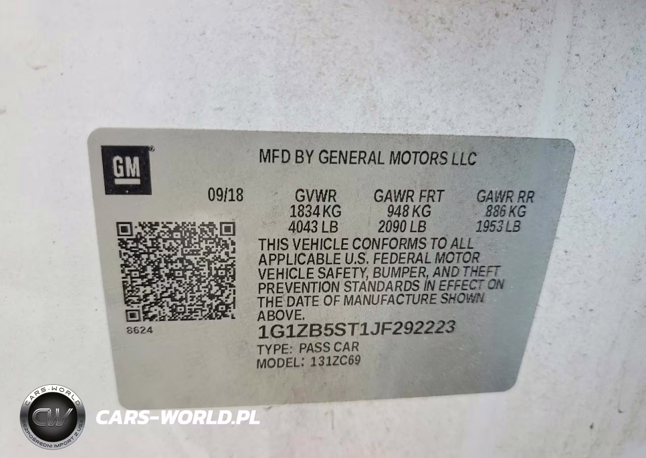 2018 Chevrolet Malibu Ls VIN:1G1ZB5ST1JF292223 - 13