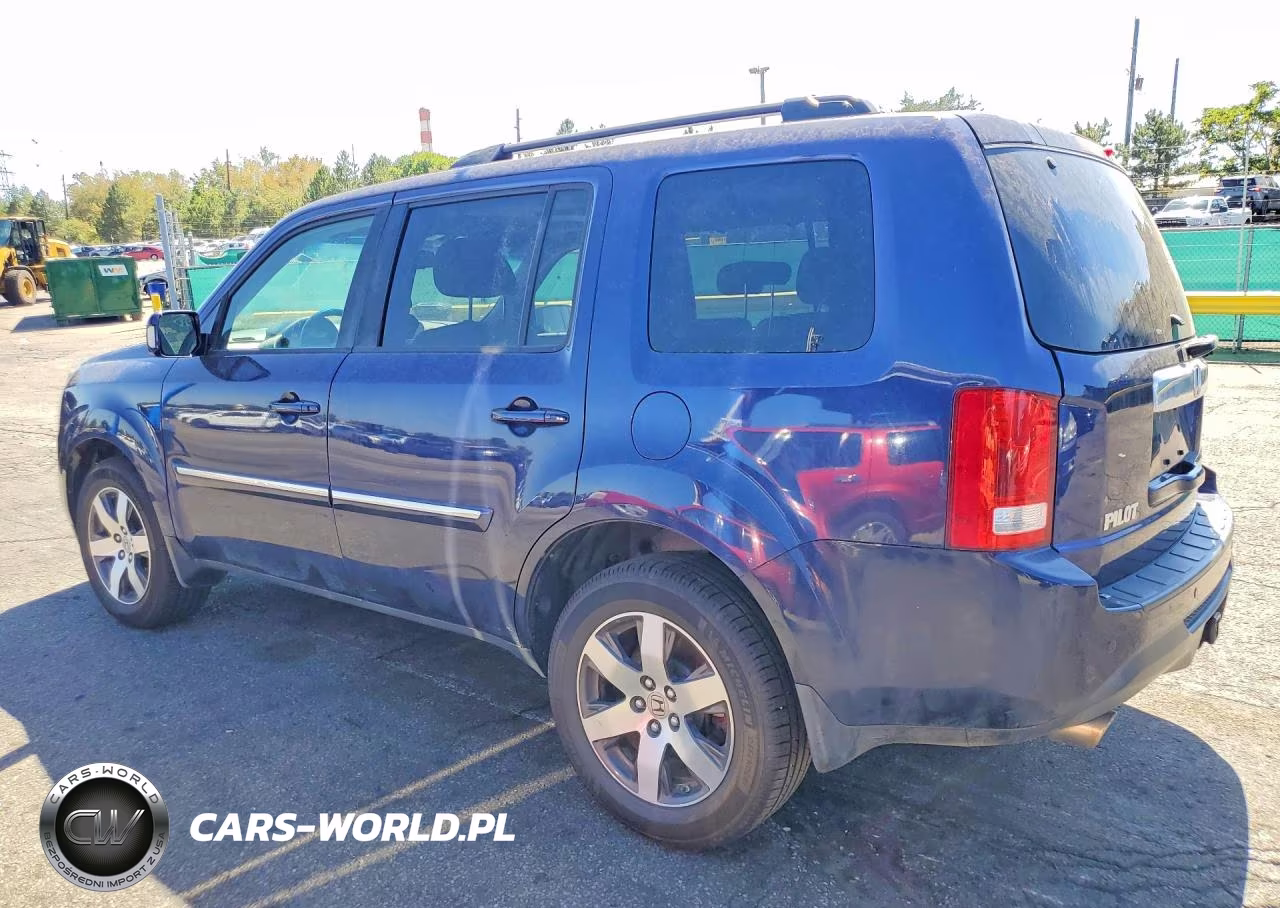 2013 Honda Pilot Touring VIN:5FNYF4H90DB024642 - 2