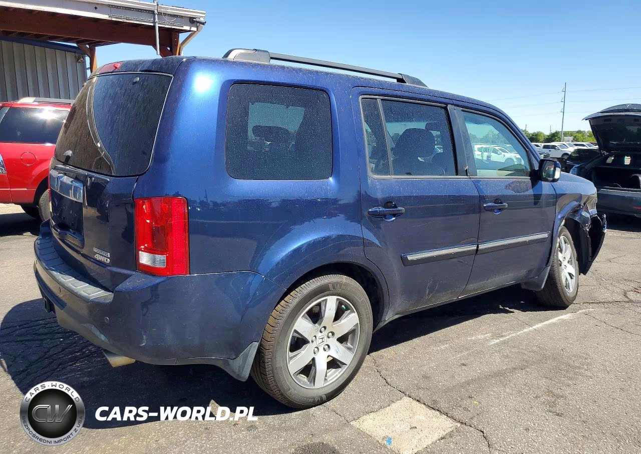 2013 Honda Pilot Touring VIN:5FNYF4H90DB024642 - 3