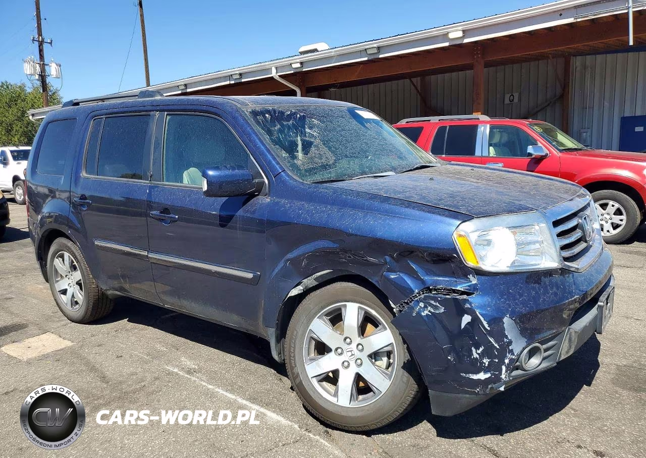 2013 Honda Pilot Touring VIN:5FNYF4H90DB024642 - 4