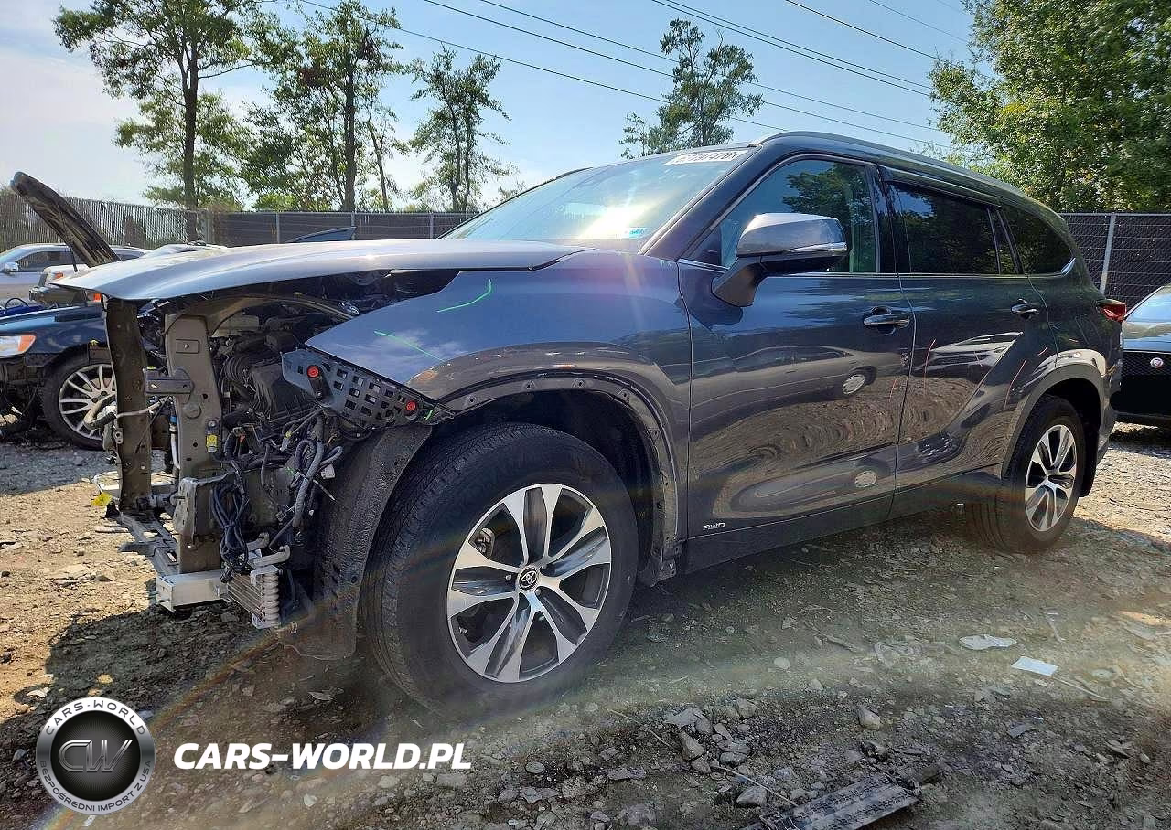 2022 Toyota Highlander Hybrid Xle VIN:5TDGBRCH9NS548324 - 1