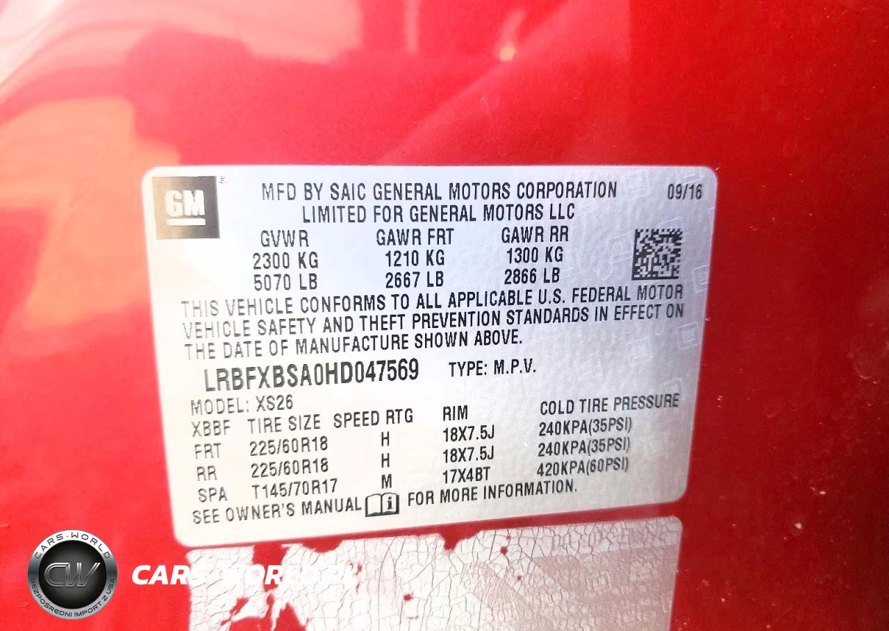 2017 Buick Envision Essence VIN:LRBFXBSA0HD047569 - 13