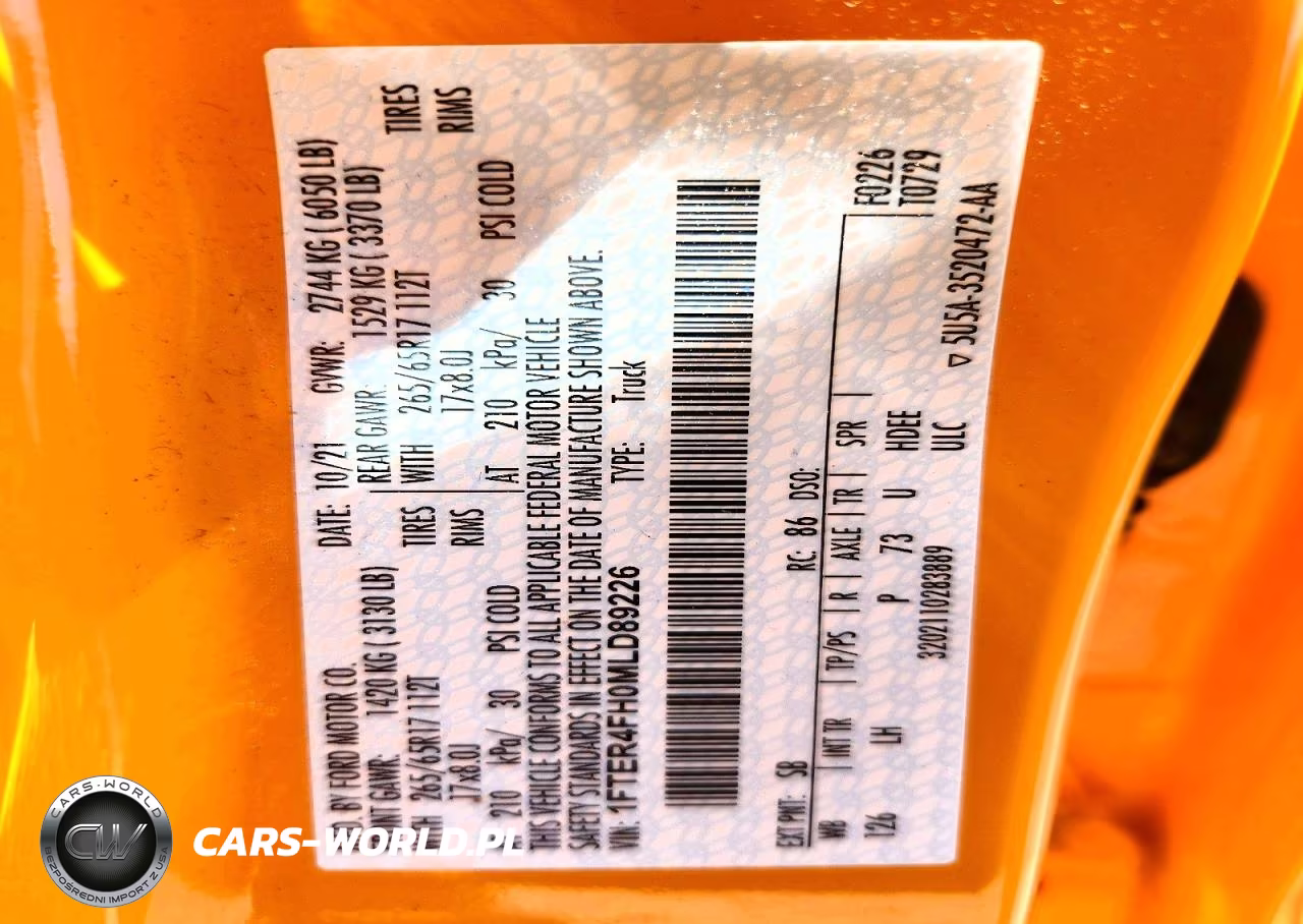 2021 Ford Ranger Xl VIN:1FTER4FH0MLD89226 - 12