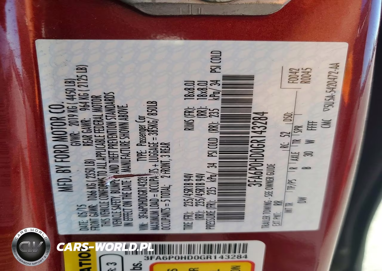 2016 Ford Fusion Se VIN:3FA6P0HD0GR143284 - 12