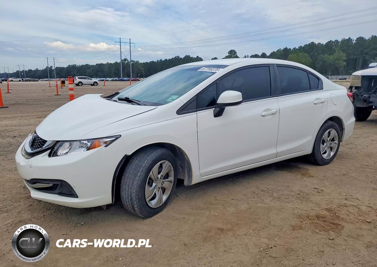 2013 Honda Civic Lx VIN:19XFB2F57DE076265 - 1