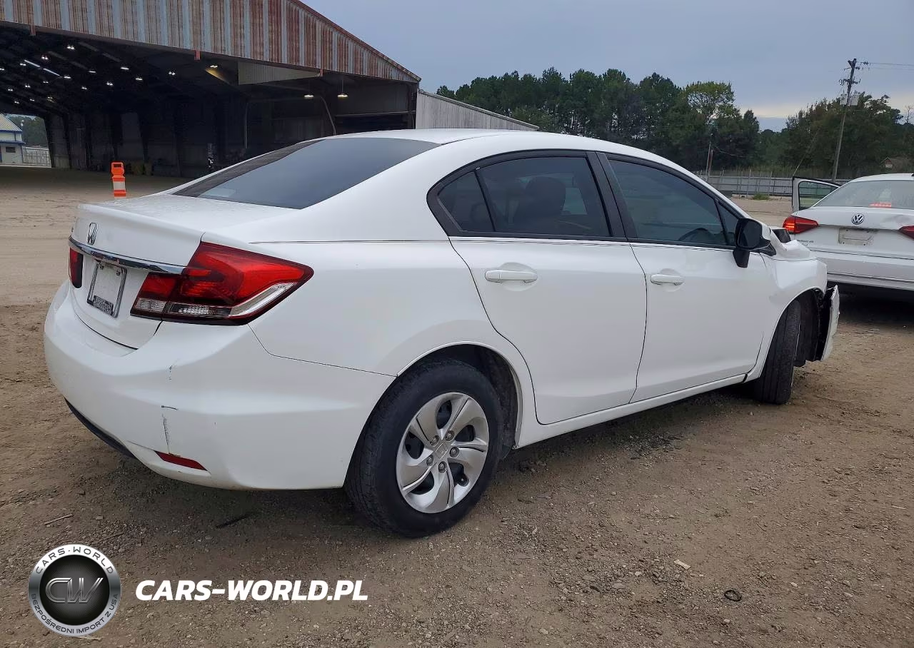 2013 Honda Civic Lx VIN:19XFB2F57DE076265 - 3