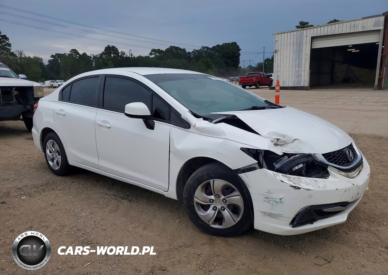 2013 Honda Civic Lx VIN:19XFB2F57DE076265 - 4