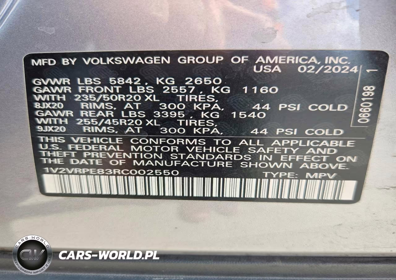 2024 Volkswagen Id.4 Pro S VIN:1V2VRPE83RC002550 - 13